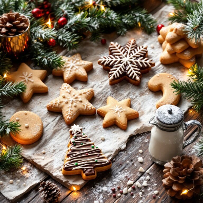 Weihnachtliche Plätzchenvielfalt