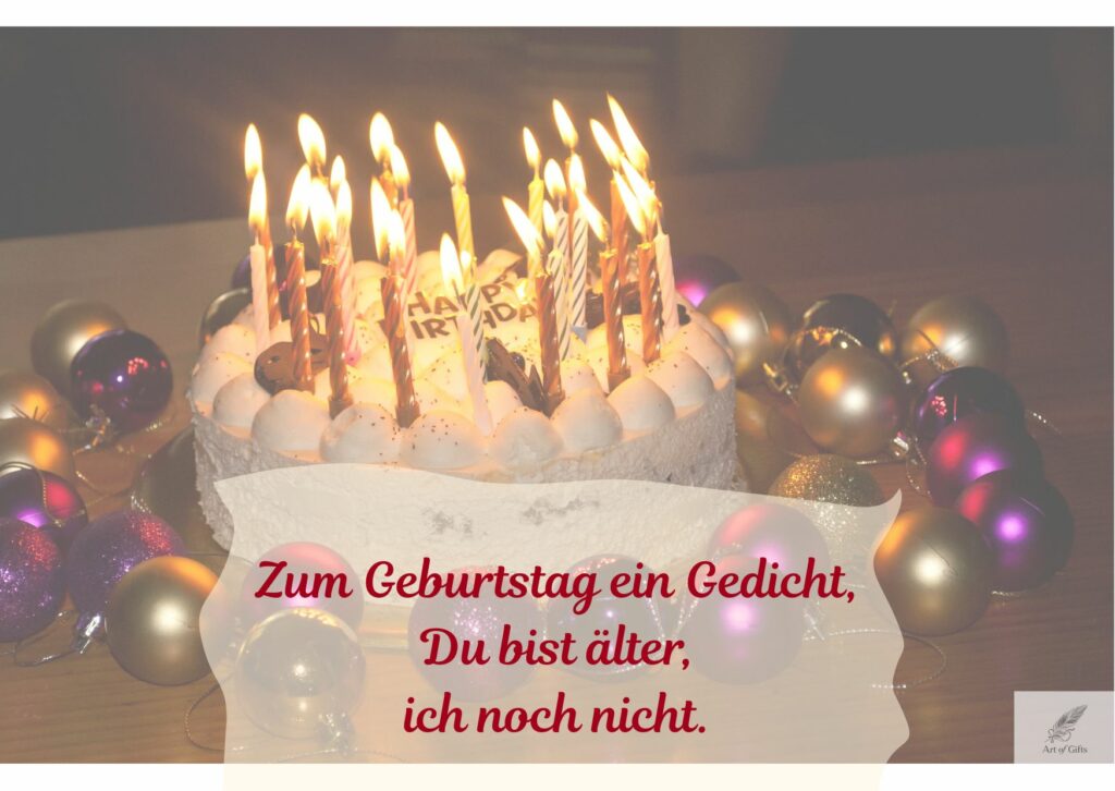 Gedichte zum Geburtstag lustig