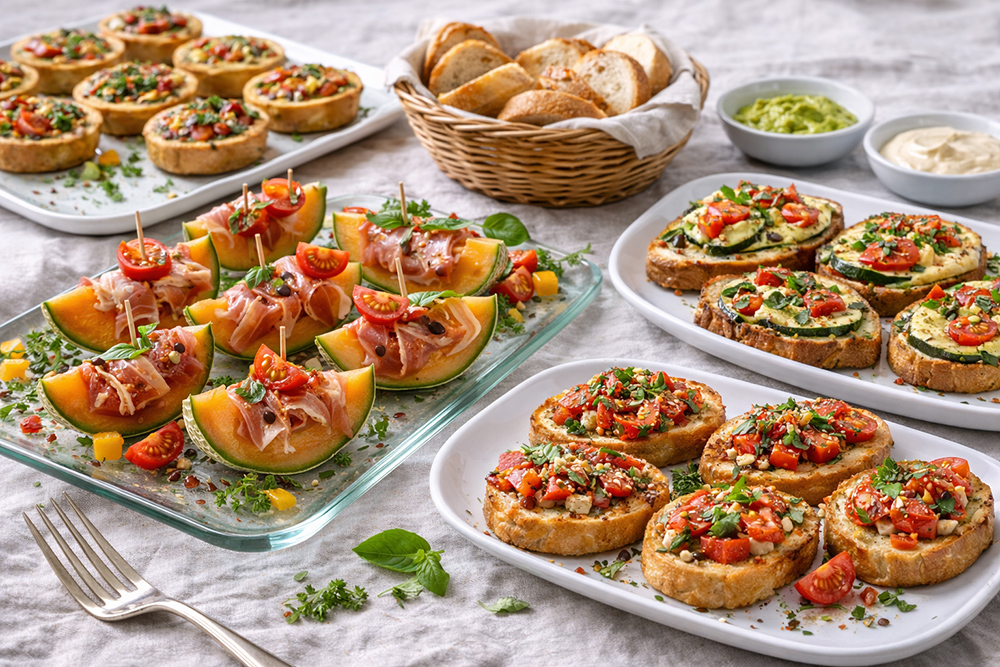 Einfache Vorspeisen für jede Party