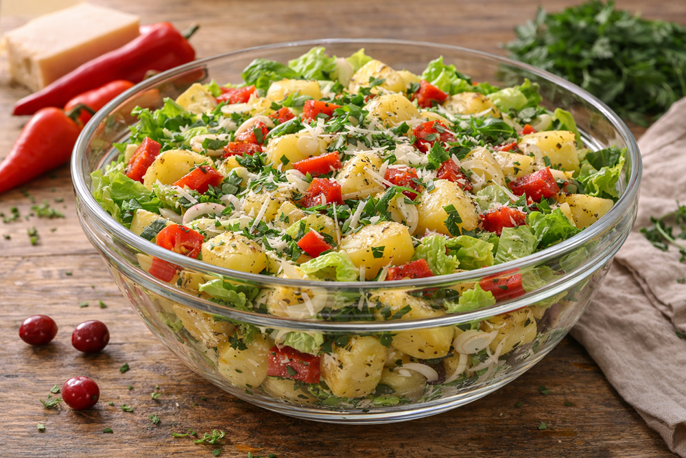 Rezepte K - L Salate mit Wow-Effekt: Kartoffelsalat Caesar-Style