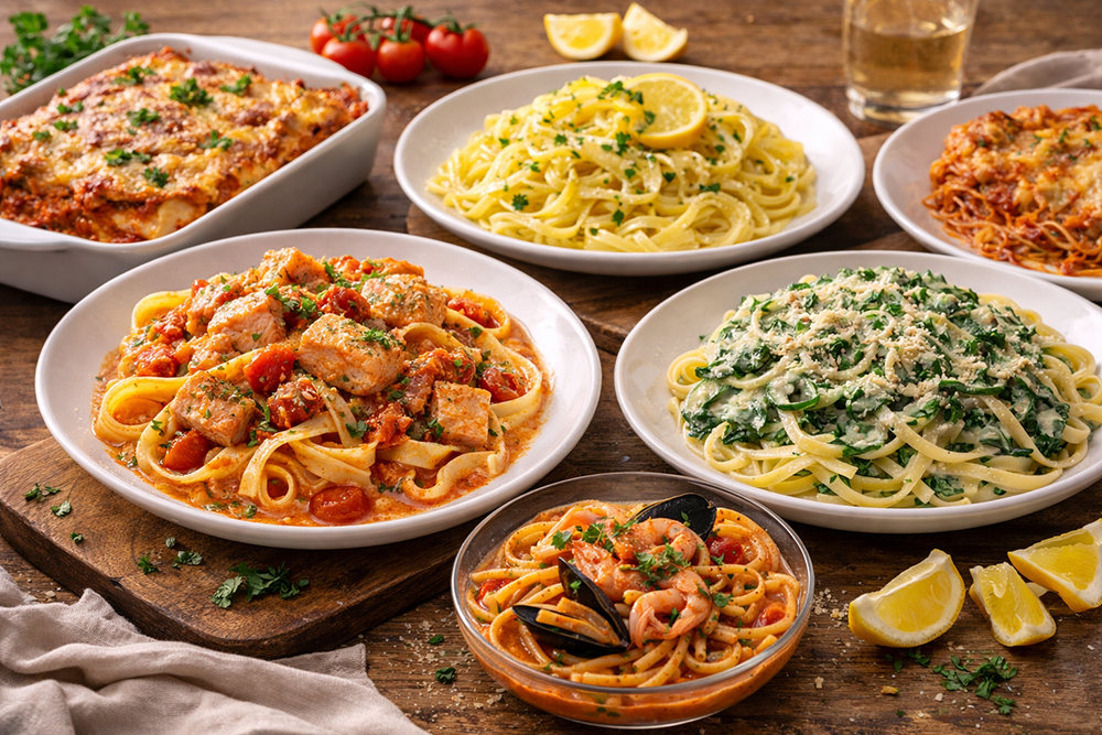 Die besten Nudelrezepte für jedes Fest