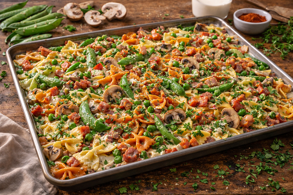 Nudelrezepte_Bunte Nudelplatte