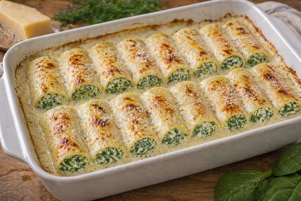 Nudelrezepte_Cannelloni mit Ricotta und Spinat