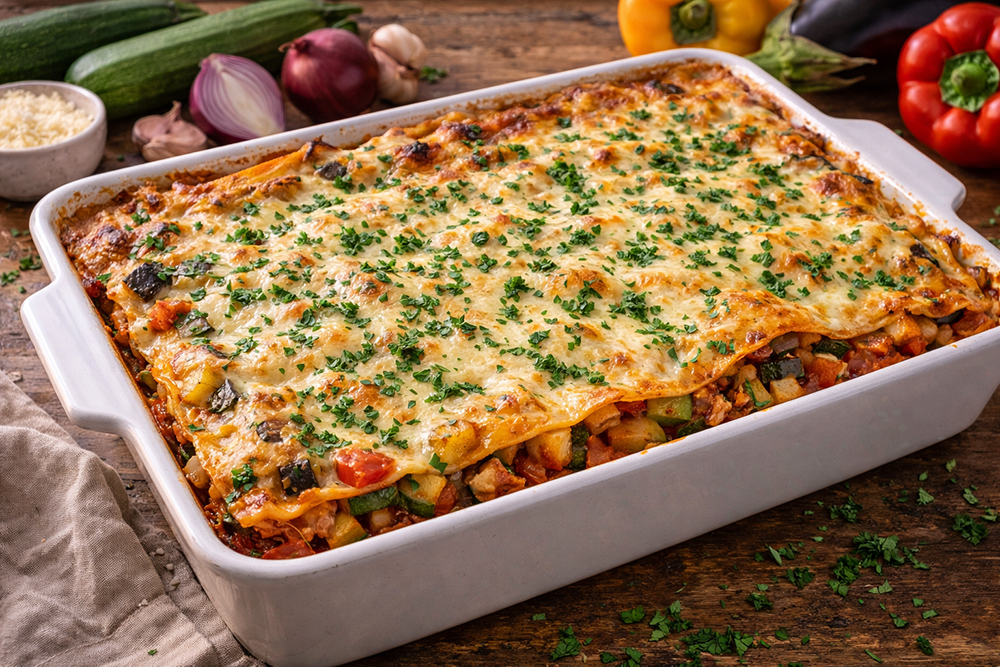 Nudelrezepte_Lasagne mit Mischgemüse