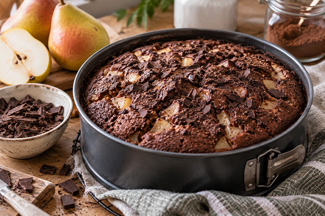 Kuchenrezepte_Birnen-Schoko-Kuchen