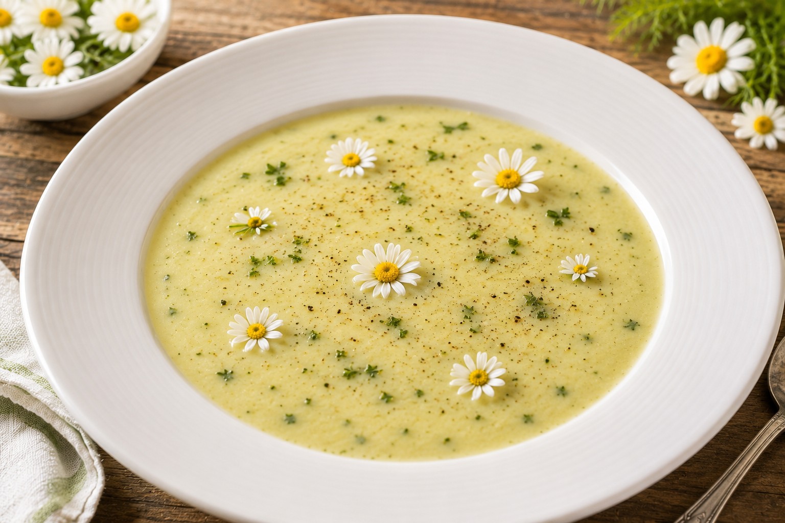 Suppenrezepte: Gänseblümchensuppe
