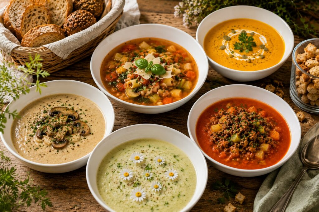 Leckere Suppenrezepte für jede Gelegenheit.