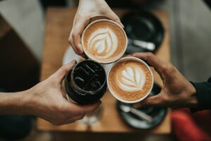 Genußmomente im Alltag - Kaffee unter Freunden
