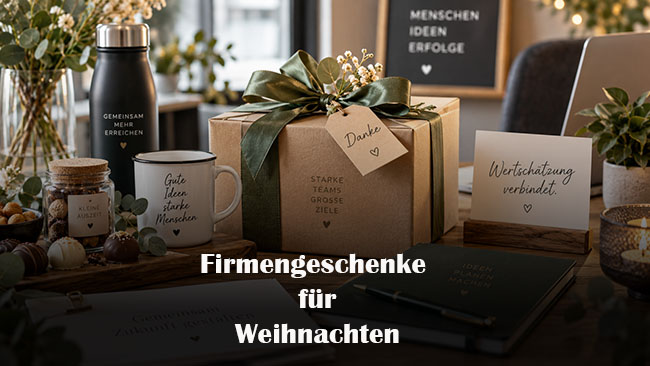 Firmengeschenke zu Weihnachten